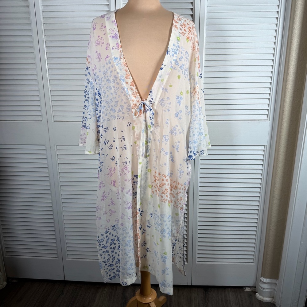 Wild‎ Fable Floral Patchwork Kimono Duster – Size OSFM